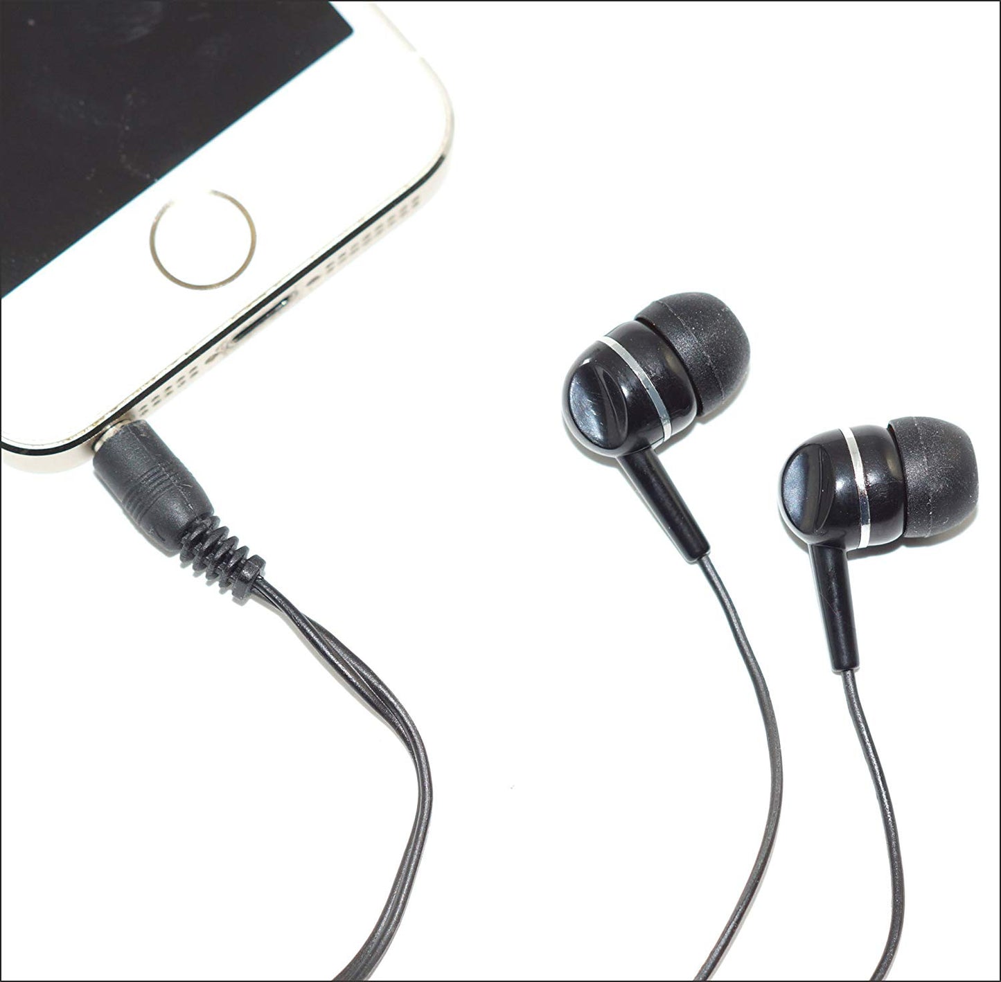 SmithOutlet 200 Pack Silicone Tip Earbud Bulk Headphones