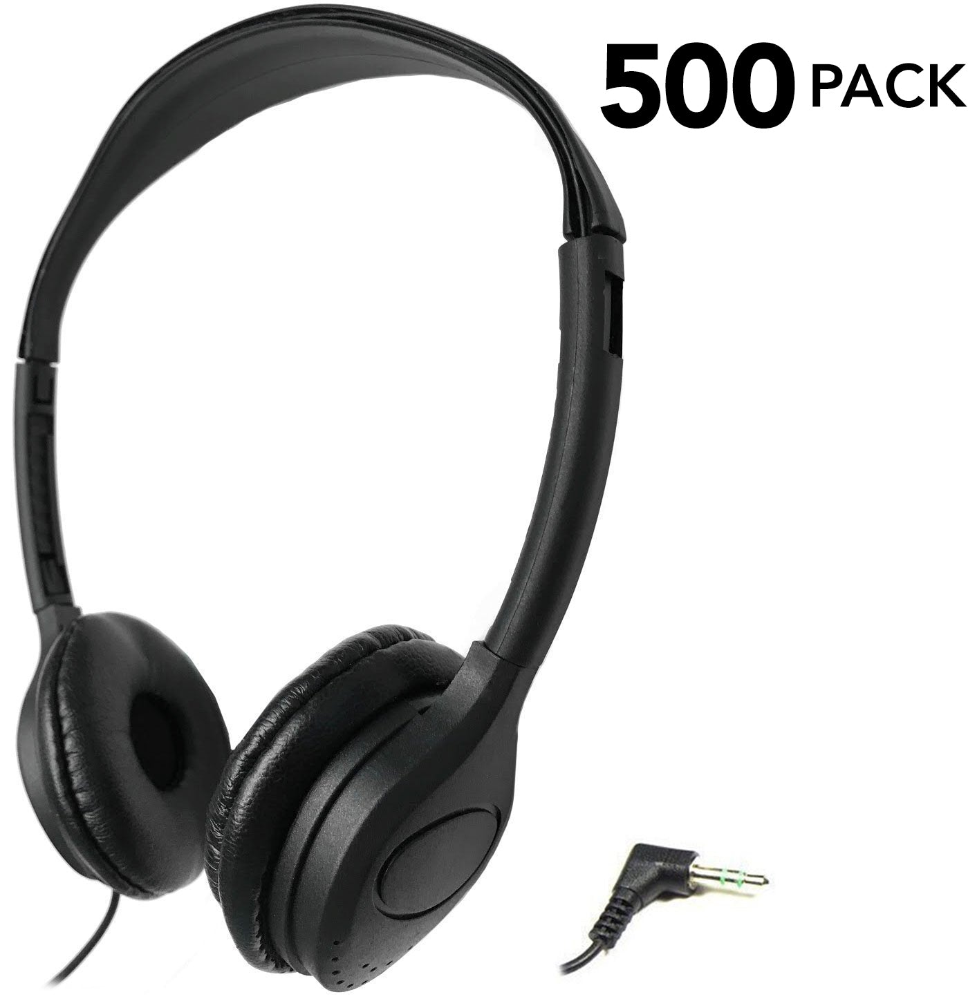 SmithOutlet 500-Pack Bulk Headphones for Educational Use