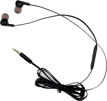 50-Pack Bulk Earbuds with Microphone Wired