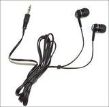 SmithOutlet 100 Pack Silicone Tip Earbud Bulk Headphones Each Earphone Individually Packaged and Sealed