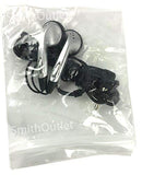 SmithOutlet 500 Bulk Pack Earbuds Silver for School Testing, Classrooms, Healthcare, Students (Part#: SG-ID8-500)