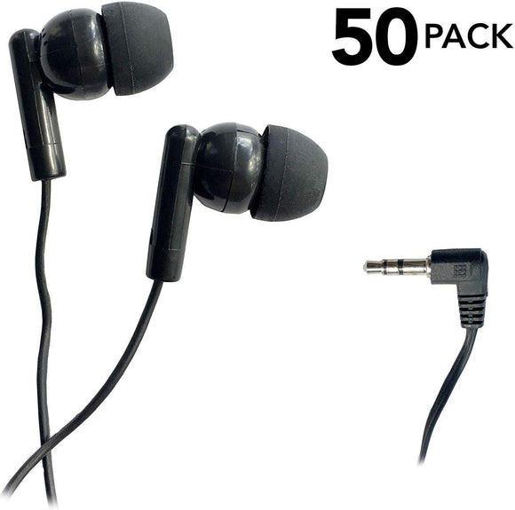 SmithOutlet 50 Pack Silicone Tip Earbuds Headphones