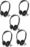SmithOutlet 5 Pack Headphones for Classroom/Library/Students/Kids