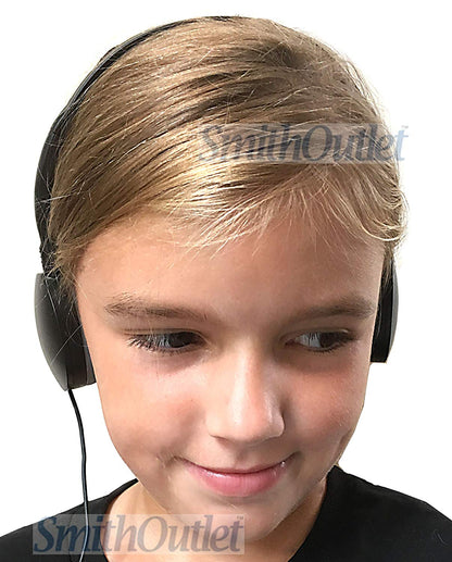 Students Wearing SmithOutlet Rubber Earpad Headphones in Classroom Setting
